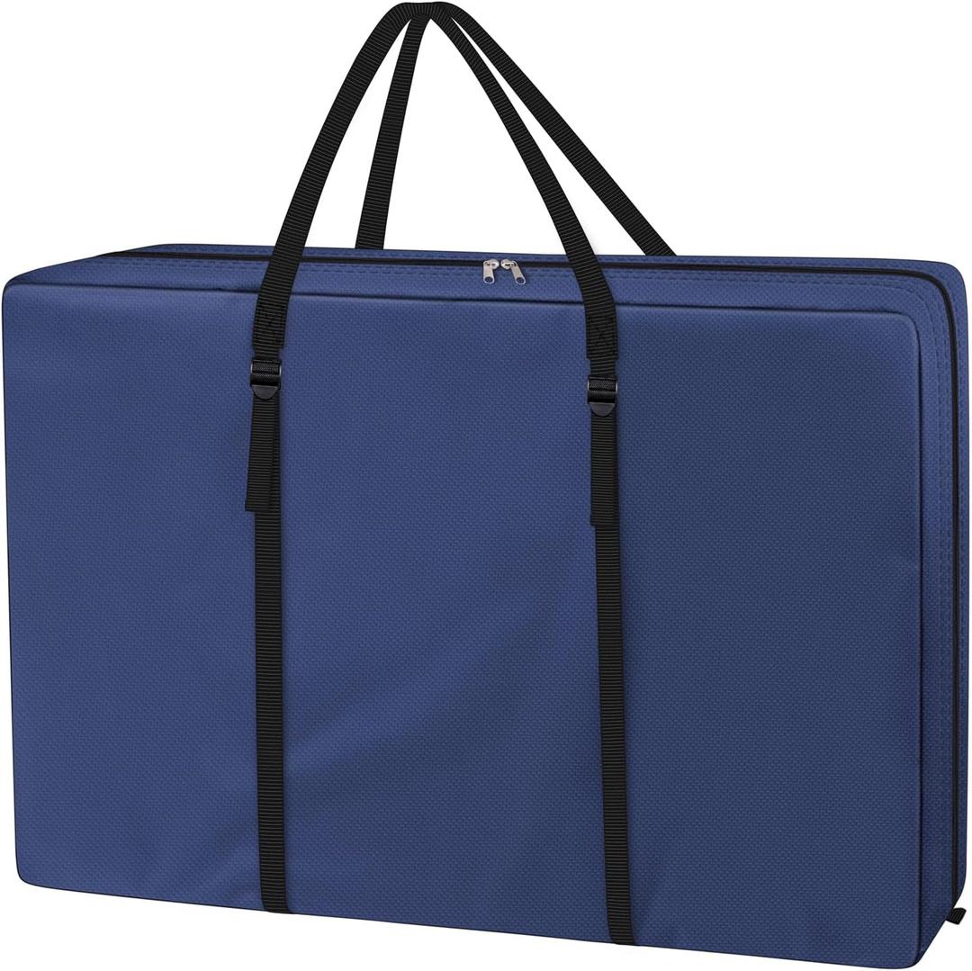 Explore Land Heavy Duty Chair Storage Bag for Folding Longue Zero Gravity Light Weight Transport Folding Rollator Walker (Bule) (42Lx 9Wx 28H, 1 Pack: Blue)