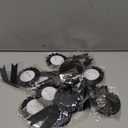 12 Pieces Blank Award Ribbon Prize 1st Place Rosette Medal Winner Victory Recognition Participation Ribbon for Competition Sport Event School Contest(Black)