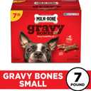 Milk-Bone GravyBones Dog Biscuits, Small Dog Treats, 7 lb. (EXP 09/07/27)