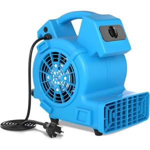 Bestronair Air Mover Blower Fan, 600 CFM Floor Drying Fan with 3 Speeds & 3 Angles, Portable Floor Blower Fan, Stackable Floor Blower for Carpet Drying, Home, Commercial Use, ETL Listed, Medium