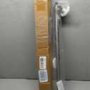 BRIOFOX Industrial Shower Curtain Rod - Rustproof Non-Slip 27-43 Inch 304 Stainless Steel Tension Curtain Rod for Window or Bathroom, Brushed Nickel