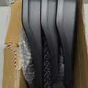 Lifewit Floor Standing Shower Caddy Corner, 3 Tier Plastic Shower Stand Rack with Adjustable Feet and Hooks, Rustproof Bathroom Shelf Organizer, Black, 34 x 24 x 75 cm/13 x 9.5 x 29.5 inch