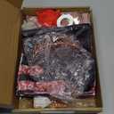 90th Birthday Decorations for Women, 49pcs Black Rose Gold Black Happy 90th Birthday Banner, Tablecloth, Butterfly Decor, Sash and Tiara, Cake Topper, Candles, Balloons Arch