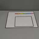 Magnetic Dry Erase Chore Chart - 14.5"x11" Chore Chart for Kids, Teens and Adults - 6.5"x8.5" List Board for Fridge - 6 Extra Fine Point Markers Included - Shipped Flat