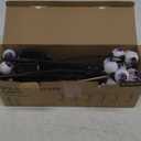 Halloween Decorations Outdoor Solar Eyeball Lights Purple: 6 Pack 36 Led Scary Halloween Lights Decoration, Waterproof Solar Yard Light Swaying Outside Decor for Pathway, Law, Party Gifts