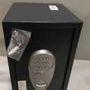 SentrySafe Safe with Digital Keypad Lock, Steel Safe with Interior Lining and Bolt Down Kit for Money, Jewelry, Electronics, 0.58 Cubic Feet, 8.7 x 13.8 x 9.7 Inches, X055