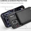 Vinich for iPhone 17 Pro Max Wallet Case with Card Holder, RFID Blocking Credit Slots Kickstand Shockproof Phone Cover Fit for iPhone 17 Pro Max 6.9" Black