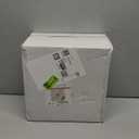 SUT 100Pcs Clear Plastic Plates, Hammered Plates Disposable Heavy Duty, Clear Disposable Plates With Gold Rim, Fancy Plastic plates Include 50 Dinner plate and 50 Dessert plate for Wedding