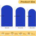 6.6 ft Arch Backdrop Cover Royal Blue - Double-Sided Spandex Arch Covers Stretchy Backdrop for Balloon Arches Birthday Party Baby Shower Banquet Wedding Photo Background