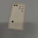 OOK Compatible with Samsung Galaxy S23 Ultra Case with Wrist Strap, White Flower Florals TPU Shockproof Protection Slim Silicone Flowers Cover with Camera Lens Protection for Women Girls, for 6.8inch