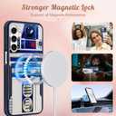 for Samsung Galaxy A14 5G Phone Case - Compatible with MagSafe Women Girls Boys Cute Magnetic Protective Cover Cool Blue Unique Heavy Duty Shockproof Design for Samsung Galaxy A14 5G Cases