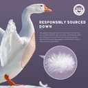 White Goose Down Pillow Luxury Hotel Bed Pillow with 100% 900+ Fill Power, Goose Feather Pillow for Sleeping, 700TC Cotton Shell, Standard Size- Medium, 1 Pack