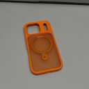 CASEKOO Ultra-Magnetic Stand for iPhone 17 Pro Case [Military Drop Protection] [Compatible with MagSafe] Shockproof Translucent Matte Slim Ring Holder Case for iPhone 17 pro 6.3", Orange