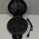 Mueller Heart 5 Waffle Maker, Norwegian Waffle Iron, Adjustable Browning Control & Nonstick, Cool Touch Handle, Easy to Clean, Small Kitchen Appliances