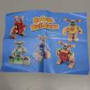 Coogam Fine Motor Building Robot Blocks for 3 4 5 Years Old Kids, Wooden Snap Together Builders, STEM Take Apart Robot Playset, Educational Learning Toy Gift for Boys Girls