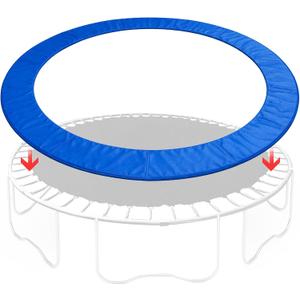 Trampoline Replacement Safety Pad, Waterproof & Tear-Resistant Foam Spring Cover, 14FT Round Trampoline Pad, Full Spring Protection, Easy Installation (Blue)