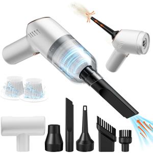 APPS2Car 3 in 1 Car Vacuum, 13000PA Cordless Handheld Cleaner with Type-C Charging, 2 HEPA Filters, Portable for-Car, Kitchen, House, Pet Hair