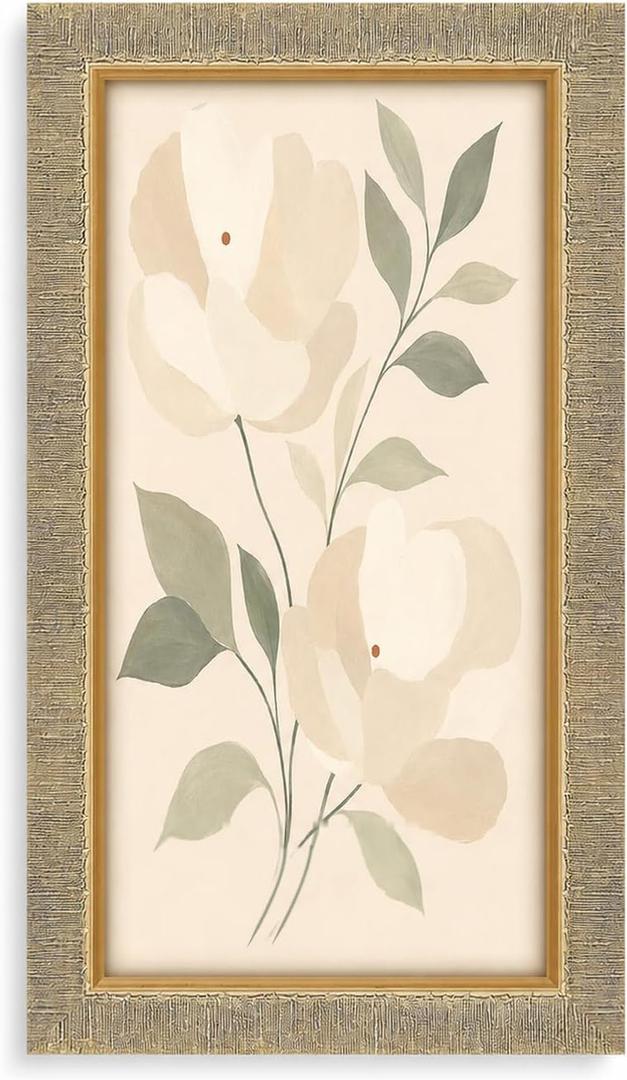Textured Antique Gold 10x20 Picture Frame with Gold Inner Trim