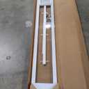 Ideal Pet Products Aluminum Pet Patio Door, Adjustable Height 77-5/8" to 80-3/8", 7" x 11-1/4" Flap Size, White