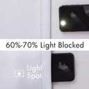 3 x MIULEE Blackout Valance Rod Pocket Thermal Insulated Window Treatment Tiers Solid Short Curtain for Small Window Bedroom 52 x 18 Inches 1 Panel Greyish White