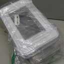 Delamu 2-Tier Multi-Purpose Bathroom Under Sink Organizers and Storage, Stackable Kitchen Pantry Organization, Pull Out Medicine Cabinet Organizer with Movable Dividers, White, 2 Pack