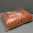 12 PCS Waterproof Stretch Spandex Folding Chair Covers, Dining Room Chair Slipcovers Protector for Wedding, Banquet, Party, Holidays, Celebration and DecorationOrange