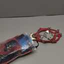 Cimkiz Crampons Ice Cleats Traction Snow Grips for Boots Shoes Women Men Anti Slip 19 Stainless Steel Spikes Safe Protect for Hiking Fishing Walking Climbing Mountaineering (Medium, Red)