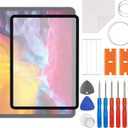 New Front Screen Glass Outer Panel Lens Replacement Compatible with iPad Pro 11 1st/ 2nd A1934 A1979 A1980 A2013 A2068 A2228 A2230 with OCA Upgraded Repair Kit-- No LCD Screen and Touch Digitizer