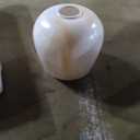 3pcs Set of Marble-patterned Glass Light Shades for a Light Fixture or Ceiling Fan, White and Beige