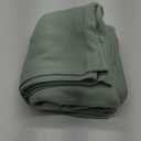 Bedsure 100% Cotton Blanket Queen Size for Bed - Breathable and Lightweight, Soft Cozy Textured Herringbone Woven Blanket for Summer, Sage Green, 90x90 inches