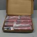 Eebuss Flameless Candles with Embedded Star String, Battery Operated LED Pillar Candles with Timer and Remote Control,Home Decorating for Ambiance， Set of 7 (Red)