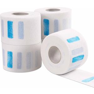 5 Rolls Disposable Neck Strips for Barber Shop,Professional Stretchy Paper Hairdressing&Haircut Accessory Tool