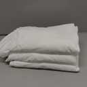 White Classic Twin Flat Sheets 3Pack, White Cotton Flat Bed Sheet 66x104 Inches, 180 Thread Count Hospital Bed Sheets