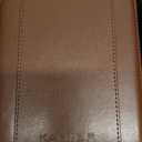 KAMIER Watch Case with Combination Lock - 4 Watch Storage and Jewelry Organizer - Watch Travel Case for Ring and Watch Storage, PU Leather Travel Watch Case, Ideal for Gift (With Gift Box), Brown