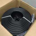 6'' x 100' Landscape Edging Kit Plastic Garden Edging Border Coil No Dig Include 90 Anchoring Spikes for Lawn Garden Grass Yard Home School, Black