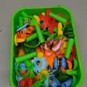 SpringFlower Toys for Girls 3 4 5 6 7 Years Old, Flower Garden Building Kit with Storage case,Educational STEM Toy and Preschool Garden Play Set for Toddlers, for Kids,148pcs, Medium