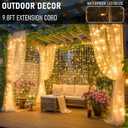 Dazzle Bright 300 LED Curtain Lights, Plug in Fairy Curtain Lights for Bedroom, Christmas Hanging String Lights Outdoor for Window Backdrop Wall Wedding Patio Indoor Dorm Party Decor, Warm White