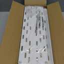 SPACELEAD Slim Storage Cart 4 Tier,Bathroom Organizer Rolling Utility, Mobile Shelving Unit Slide Out for Office, Kitchen, Laundry Room & Narrow Places,White