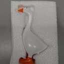 Desktop Goose Statue 7 inch Cute Resin Figurine for Office Desk Decor, Funny Home & Tabletop Decoration, Unique Housewarming Gifts for Women, Idea