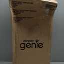 Playtex Diaper Genie Complete Pail with Built-In Odor Controlling Antimicrobial, Includes Pail & 1 Refill, White , 8.36 Pound