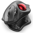 Nulea M511 Wireless Trackball Mouse, Rechargeable Ergonomic ThumbControl Mouse with Tilt Stand, Smooth & Precision Tracking, 3 Device Connection (Bluetooth or USB Receiver), for PC/Mac/LaptopRed