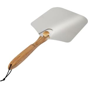 Old Stone Pizza Kitchen Aluminum Pizza Peel with Collapsible Wooden Handle, 12x14-Inch