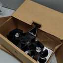 JossaColar Wood Stove Fan Heat Powered | 12-Blade Non Electric Heat Activated | Cocoon Fan for Fireplace/Pellet/Log Burner with Stove Thermometer | Wood Stove Accessories