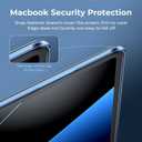 EooCoo Case Compatible with MacBook Air 13 inch M5 2026-2022 M4 M3 M2 A3449 A3240 A3113 A2681, Crystal Hard Shell Scratch Resistant Protective Cover Compatible for MacBook Air 13.6 inch, Midnight