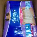 Always Discreet Adult Diapers for Women, Incontinence Underwear, Postpartum Essentials, Disposable Briefs, Max Absorbency, Bladder Leak Protection, Large, 76ct