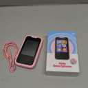 Kids Smart Phone for Girls, Christmas Birthday Gift for Girls Age 3-8, Children's Pretend Play Phone, Toddler Fake Cell Phone with Games, MP3 Music Player, Toys for 3 4 5 6 7 8 Years Old(Pink)