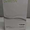 deweisn Floor Mount Tri-Fold Lighted Vanity Mirror with 21 LED Lights, Touch Screen and 3X/2X/1X Magnification, Two Power Supply Modes Make Up Mirror, Travel Mirror (White)