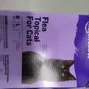 Amazon Basics Preventative Topical Flea Treatment and Prevention for Large Cats (Over 9 Pounds), Kills Fleas Within 12 Hours, 6 Count, BBD 04/27/2026