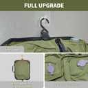 2 Pack Reusable Vacuum Bags for Travel,Waterproof Professional IP67 Zipper Reusable Vacuum Compression Bags,Space Saver Bags for Suitcases Backpack(No Pump)