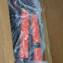 Foldable Rollator Walkers with Seat for Seniors, 450 lb Capacity, 8'' Wheels, 18" Big Seat, 6-Position Adjustable Height, Heavy-Duty Aluminum Rolling Walker (Red)